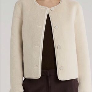 JASON WU faux fur/leather coat